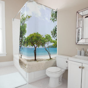 Megans Bay (St. Thomas, USVI)  Shower Curtain