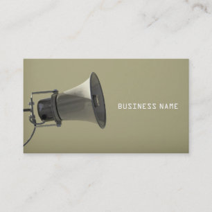 Megaphone Business Card