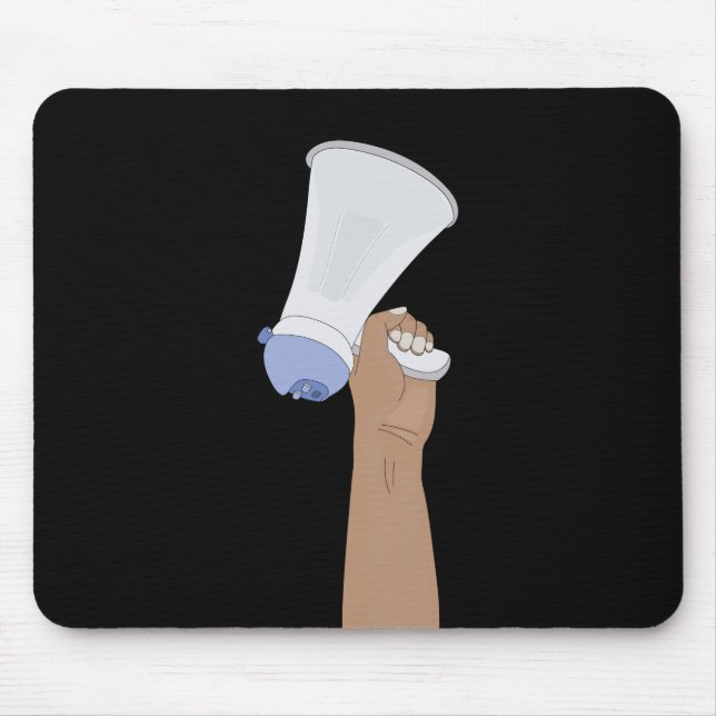 Megaphone Mouse Pad (Front)