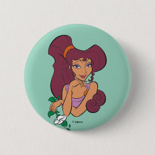 Megara Goddess at Heart Button