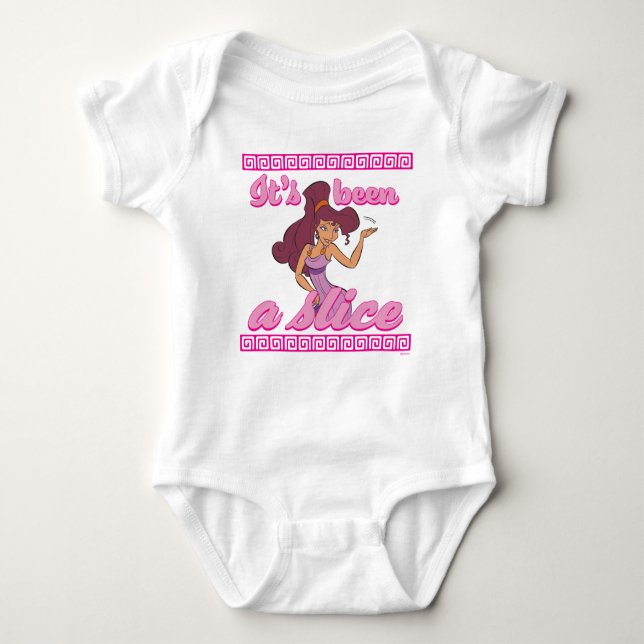 Megara - It's Been a Slice Baby Bodysuit (Front)