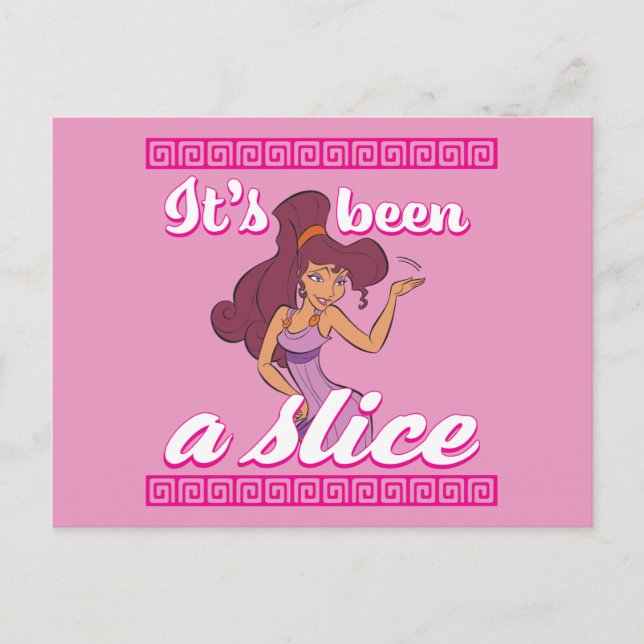 Megara - It's Been a Slice Postcard (Front)