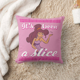 Megara - It's Been a Slice Throw Pillow