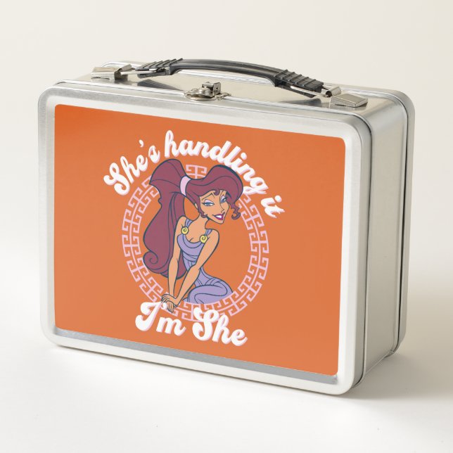 Megara - She's Handling It, I'm She Metal Lunch Bo Metal Lunch Box (Front)