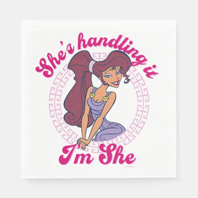Megara - She's Handling It, I'm She Napkins (Front)