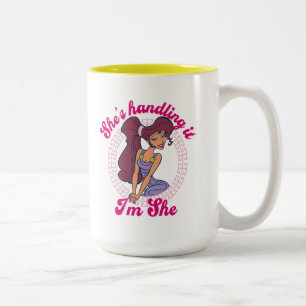 Megara - She's Handling It, I'm She Two-Tone Coffe Coffee Mug