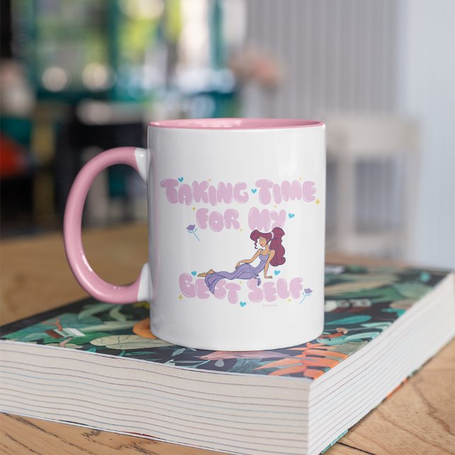 Megara - Taking Time For My Best Self Mug (Mug on table)