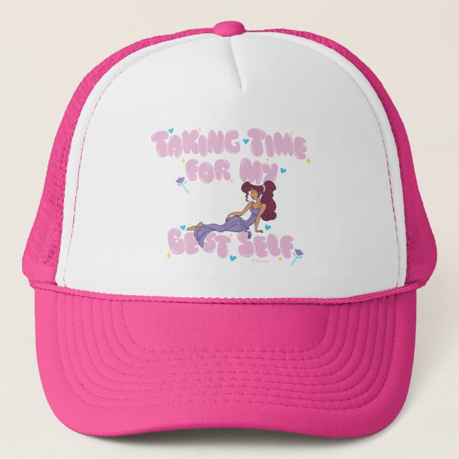 Megara - Taking Time For My Best Self Trucker Hat (Front)