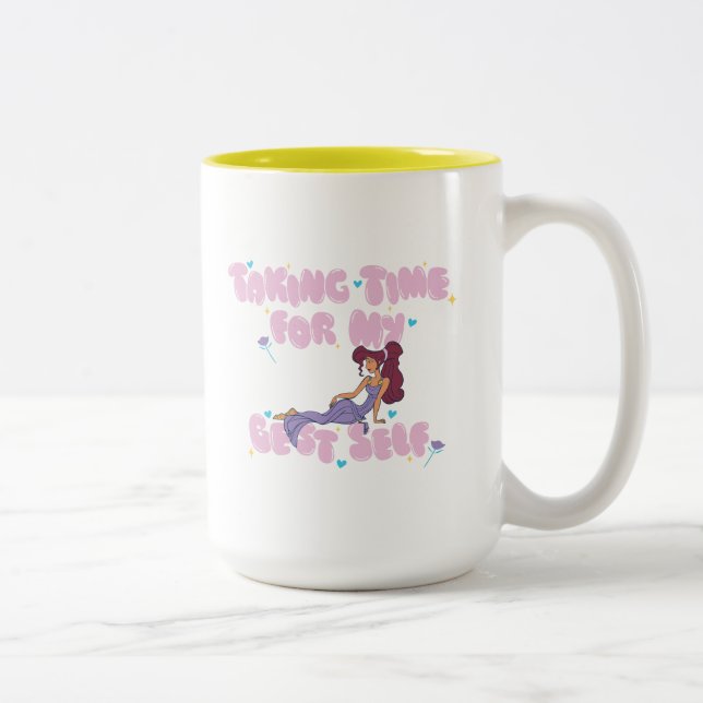 Megara - Taking Time For My Best Self Two-Tone Cof Coffee Mug (Right)