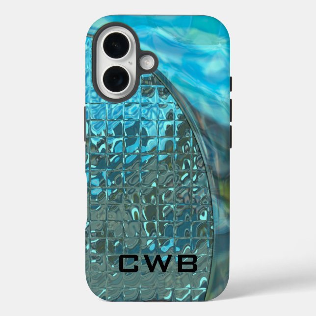 Megastyle Diva Monogram Case-Mate iPhone Case (Back)