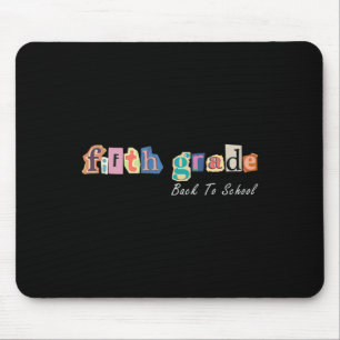 Megazine Letter Fifth Grade Teacher Kids Back To S Mouse Pad