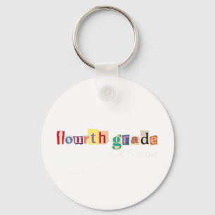 Megazine Letter Fourth Grade Teacher Kids Back To Key Ring
