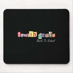 Megazine Letter Fourth Grade Teacher Kids Back To Mouse Pad