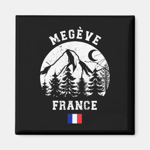 Megève France Alps Ski Resort Alpine Skiing French Magnet