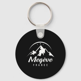 Megève France Ski Resort Skiing Snowboarding Souve Key Ring