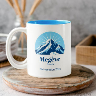 Megève France ski vacation mug