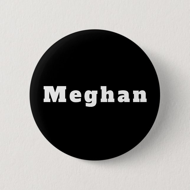 meghan 6 cm round badge (Front)