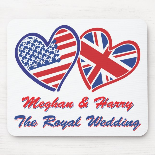 Meghan-and-Harrys Wedding Mouse Pad (Front)