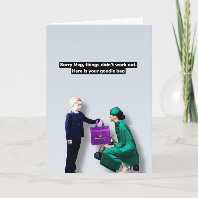 Meghan and Prince George greeting card (Front)