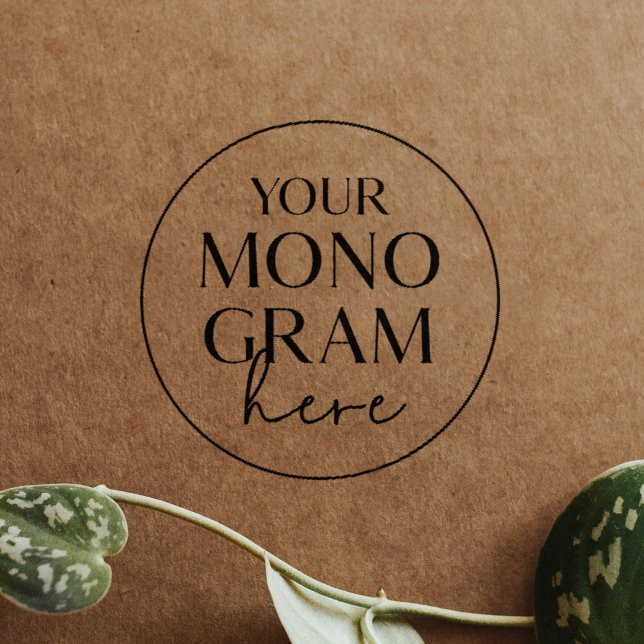 MEGHAN Monogram Boho Simple Wedding Rubber Stamps (MEGHAN Monogram Boho Simple Wedding Rubber Stamps)