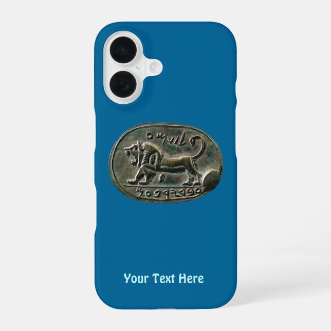 Megiddo Seal iPhone 16 Case (Back)