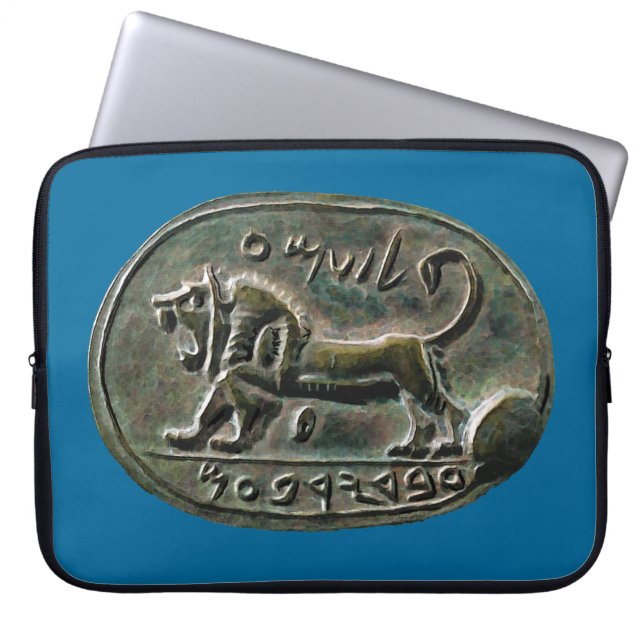 Megiddo Seal Laptop Sleeve (Front)