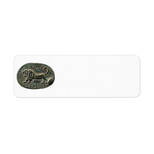 Megiddo Seal Return Address Label