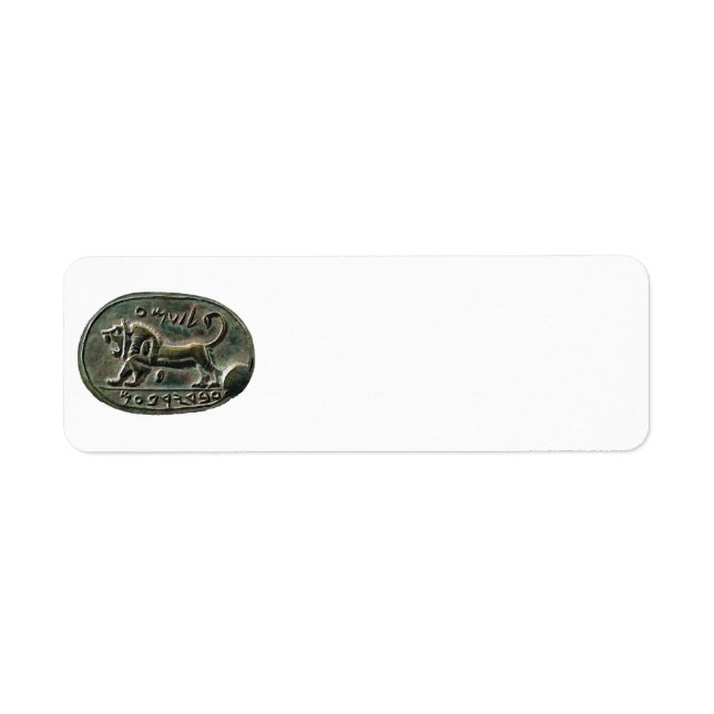 Megiddo Seal Return Address Label (Front)