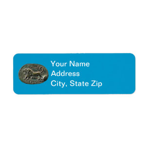 Megiddo Seal Return Address Label