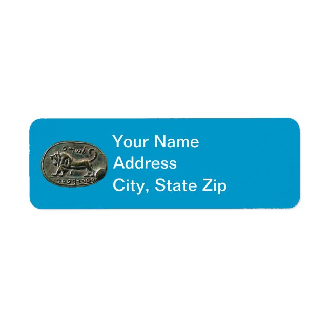 Megiddo Seal Return Address Label (Front)