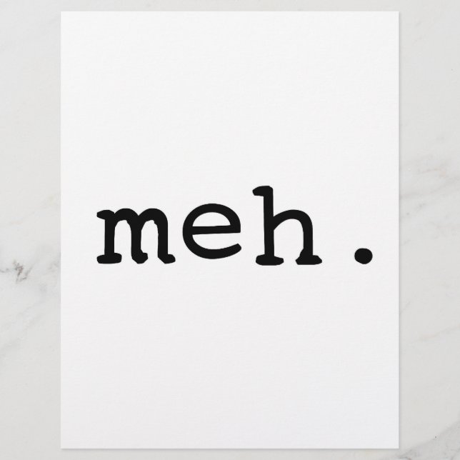 Meh. (Front)