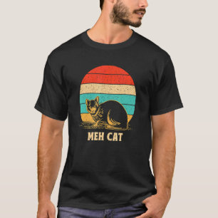 Meh Cat Cat Humour Kitten Introvert Cat Mum 1 T-Shirt