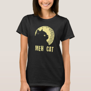 Meh Cat Cat Humour Kitten Introvert Cat Mum 1 T-Shirt