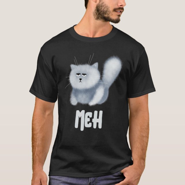 Meh Cat  for Cat  Pet T-Shirt (Front)