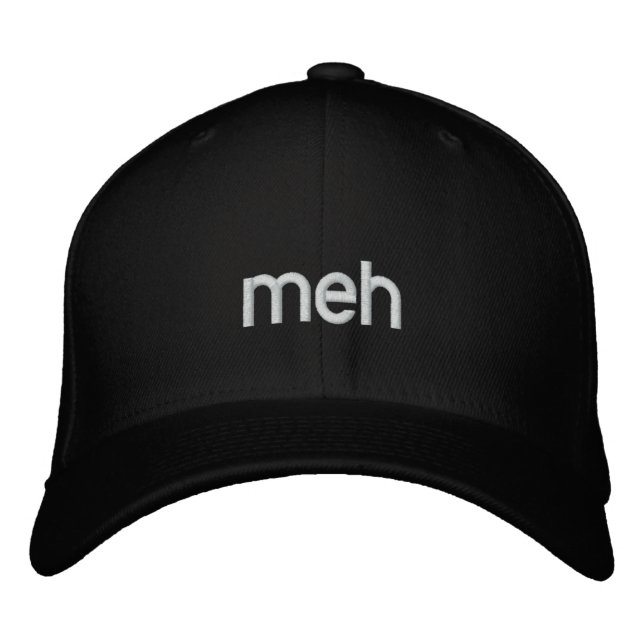 meh embroidered hat (Front)