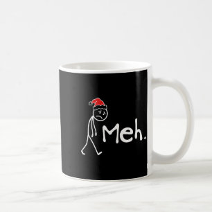 Meh. Funny Christmas Introvert  Coffee Mug