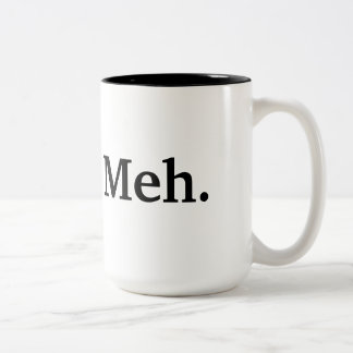 Meh Koffietas Two-Tone Coffee Mug