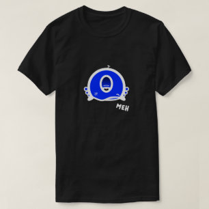 Meh One-Eyed Weird Creature Cartoon Character T-Shirt