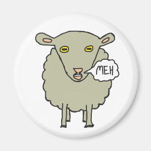 Meh Sheep Magnet