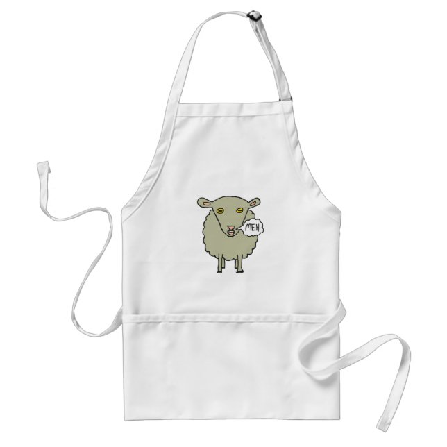 Meh Sheep Standard Apron (Front)