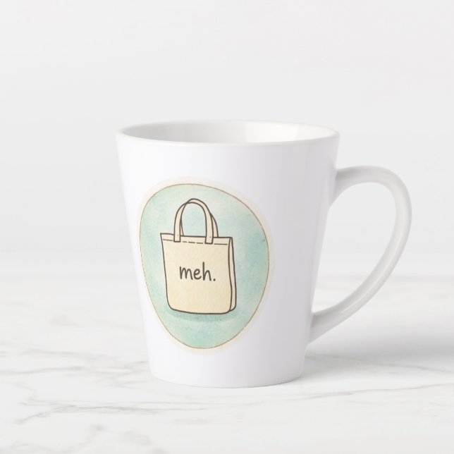 Meh Snarky Sarcastic Funny Mug (Right)