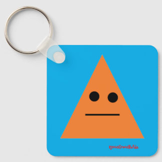 Meh Triangle Keychain