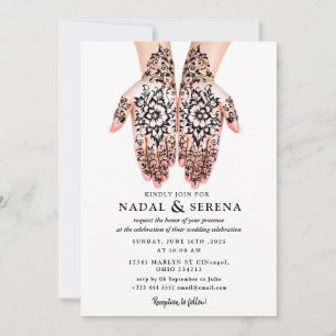 mehandi wedding Invitation