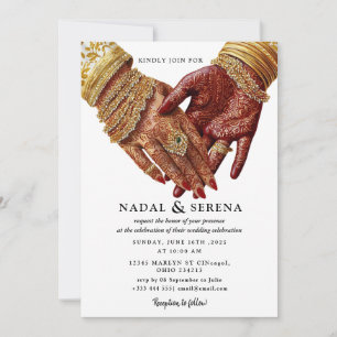 mehandi wedding Invitation