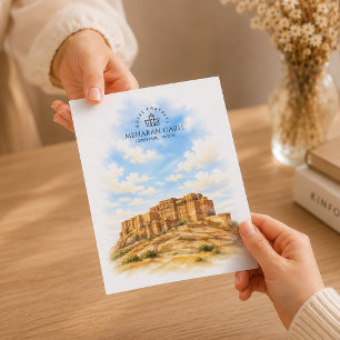 Meharan Garh Jodhpur Architecture Landscape Holiday Postcard