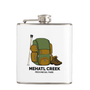 Mehatl Creek Provincial Park Backpack Hip Flask