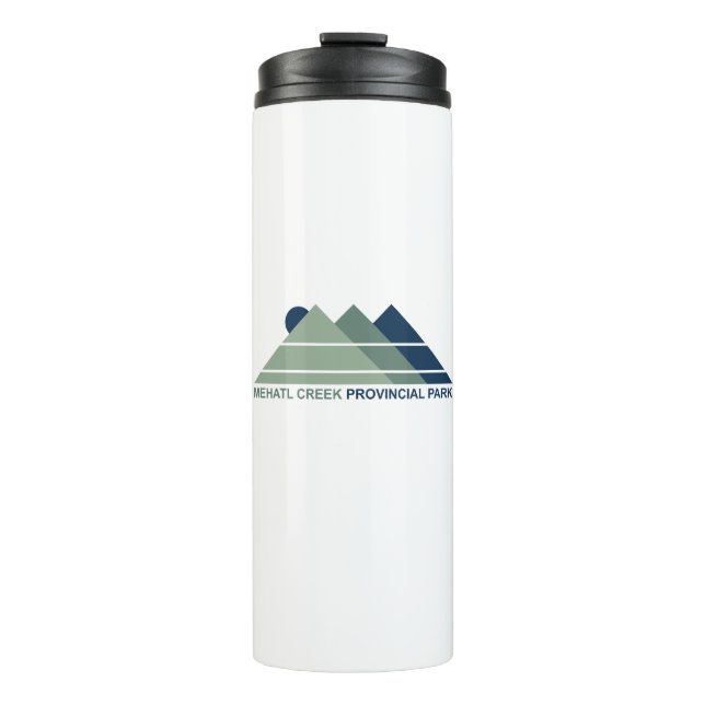 Mehatl Creek Provincial Park Mountain Sun Thermal Tumbler (Front)