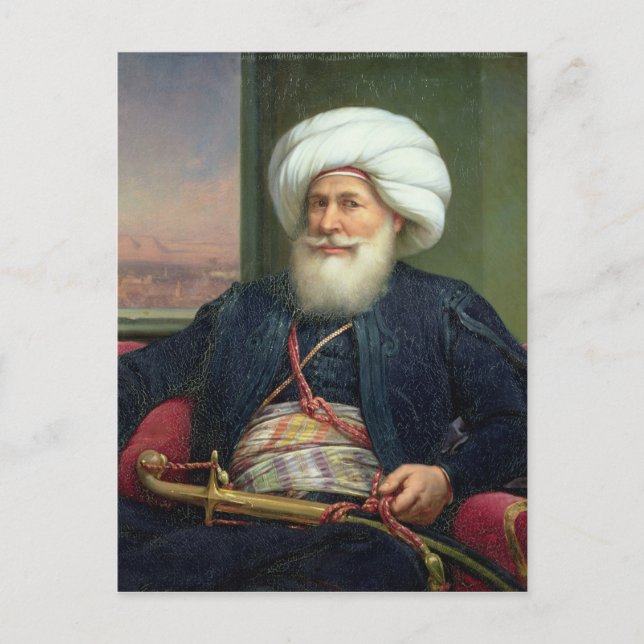 Mehemet Ali , 1840 Postcard (Front)