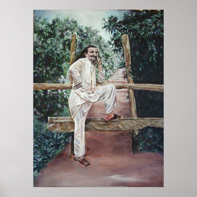 Meher Baba in Nature Poster (Front)