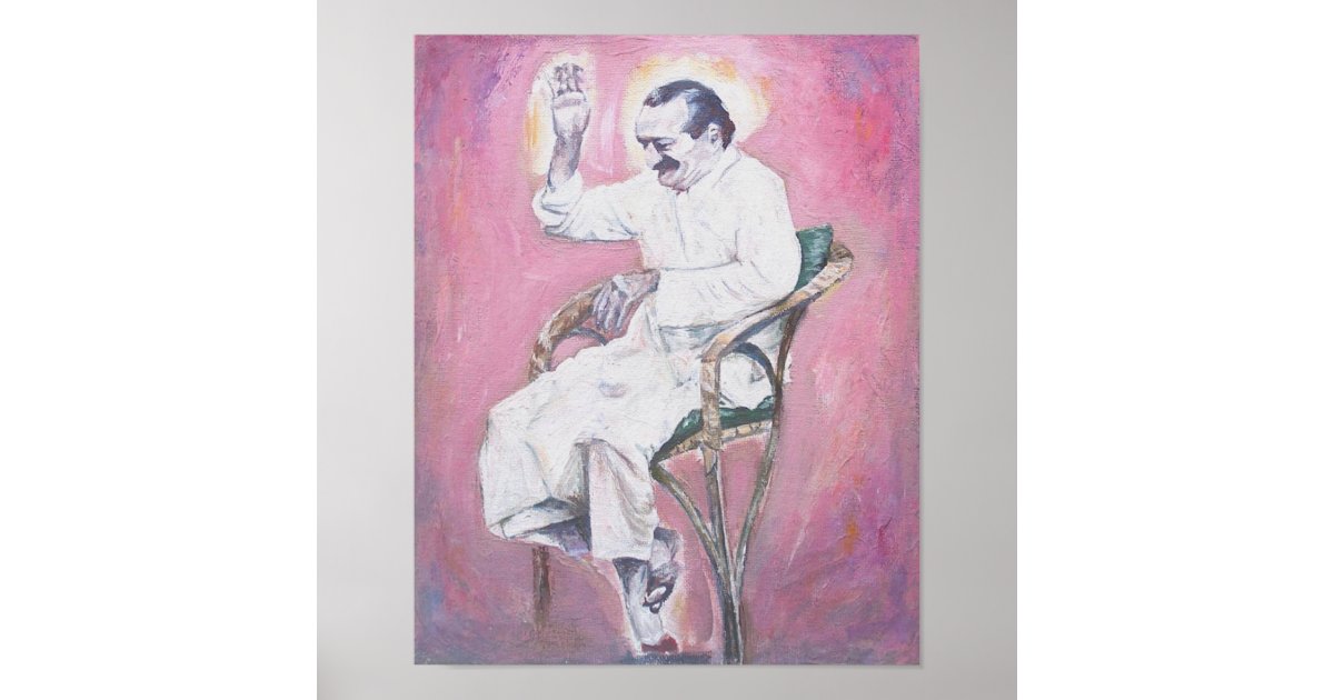 Meher Baba laughing-- Poster | Zazzle